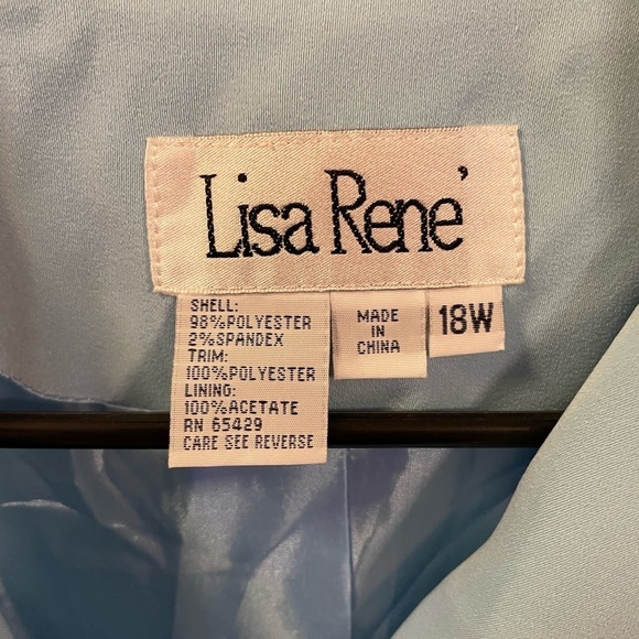 Lisa Rene Baby Blue Jacket - Picture 5 of 7